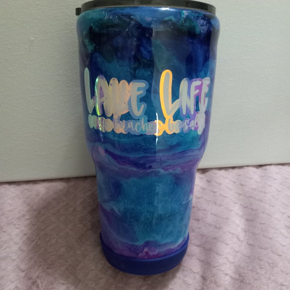 Lake Life tumbler